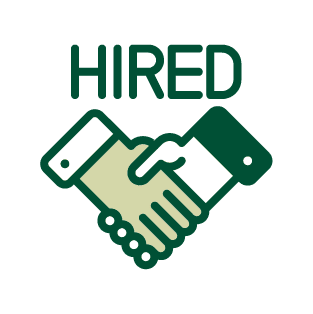 Hired graphic